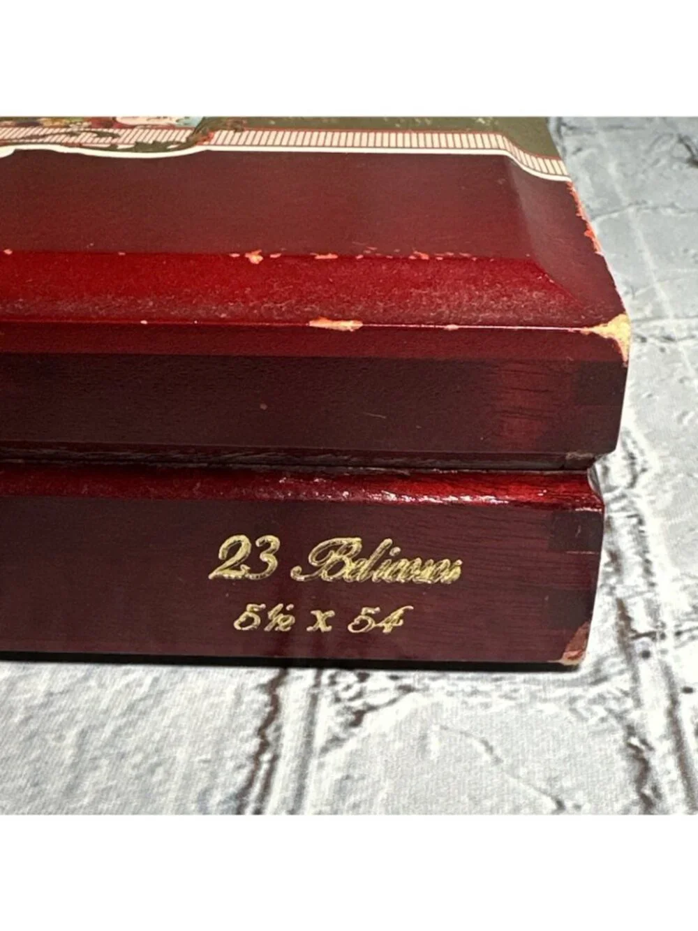 Empty Wood Cigar Box My Father Garcia Cigars No. 2 Belicoso 11